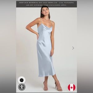 Size 2, whisper blue, Jenny Yoo bridesmaid/wedding guest dress